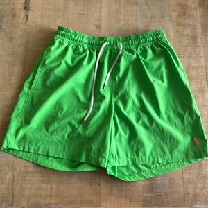 Polo by Ralph Lauren Green Swim Trunks